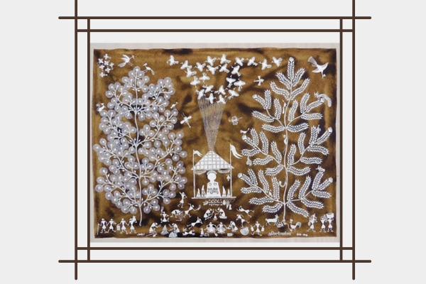 Warli folk painting for modern homes(gallery unique art)