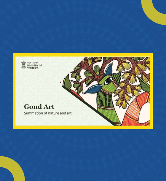 Ministry of Textiles, India, uses the Gond art design in its official logo
