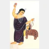 Kalighat Art Painting | Gender Roles | Artist Kalam Patua | KG 271